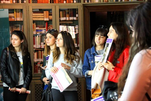 Visita de un grupo de alumnas de Educacin de la Universidad de Valladolid