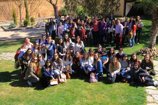 Grupo de alumnos de la Facultad de Educacin, Universidad de Valladolid