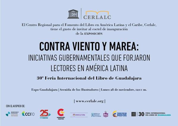 Exposicin Unesco sobre alfabetizacin, Guadalajara, Mxico, 2016. Colaboracin Ceince